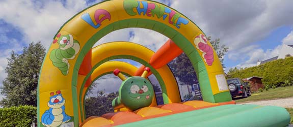 inflatable games in south brittany