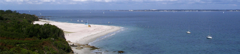 La plage des Grands Sables sur l’île de Groix