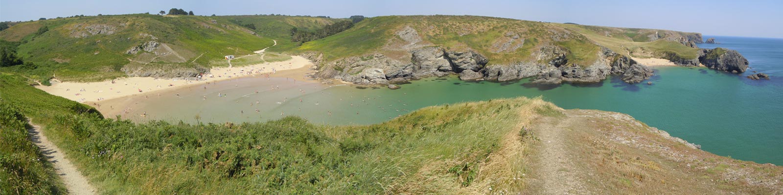 La plage d’Herlin sur Belle-Île-en-Mer