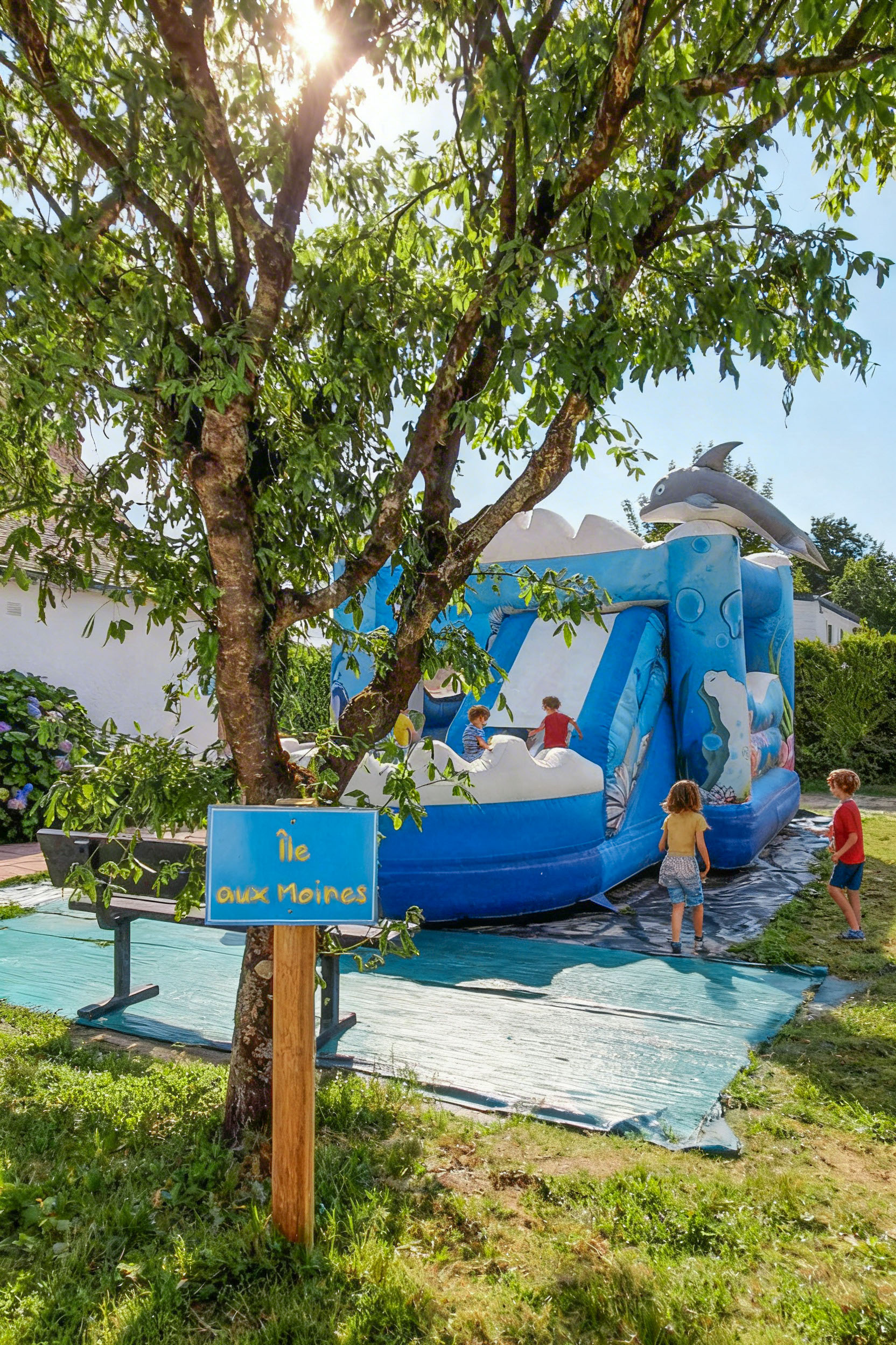 animations jeux gonflables au camping du rhuys