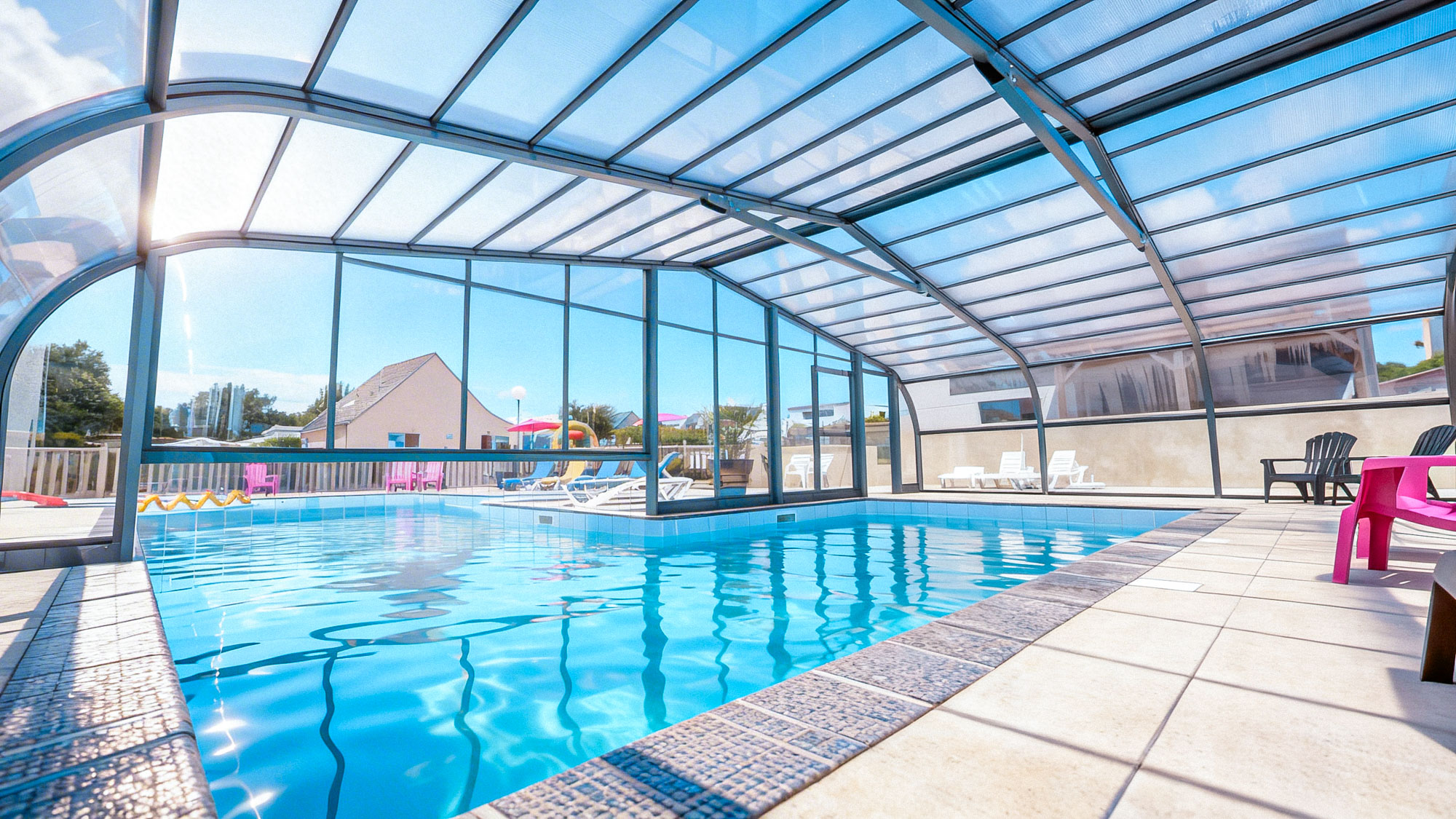 camping avec piscine couverte vannes