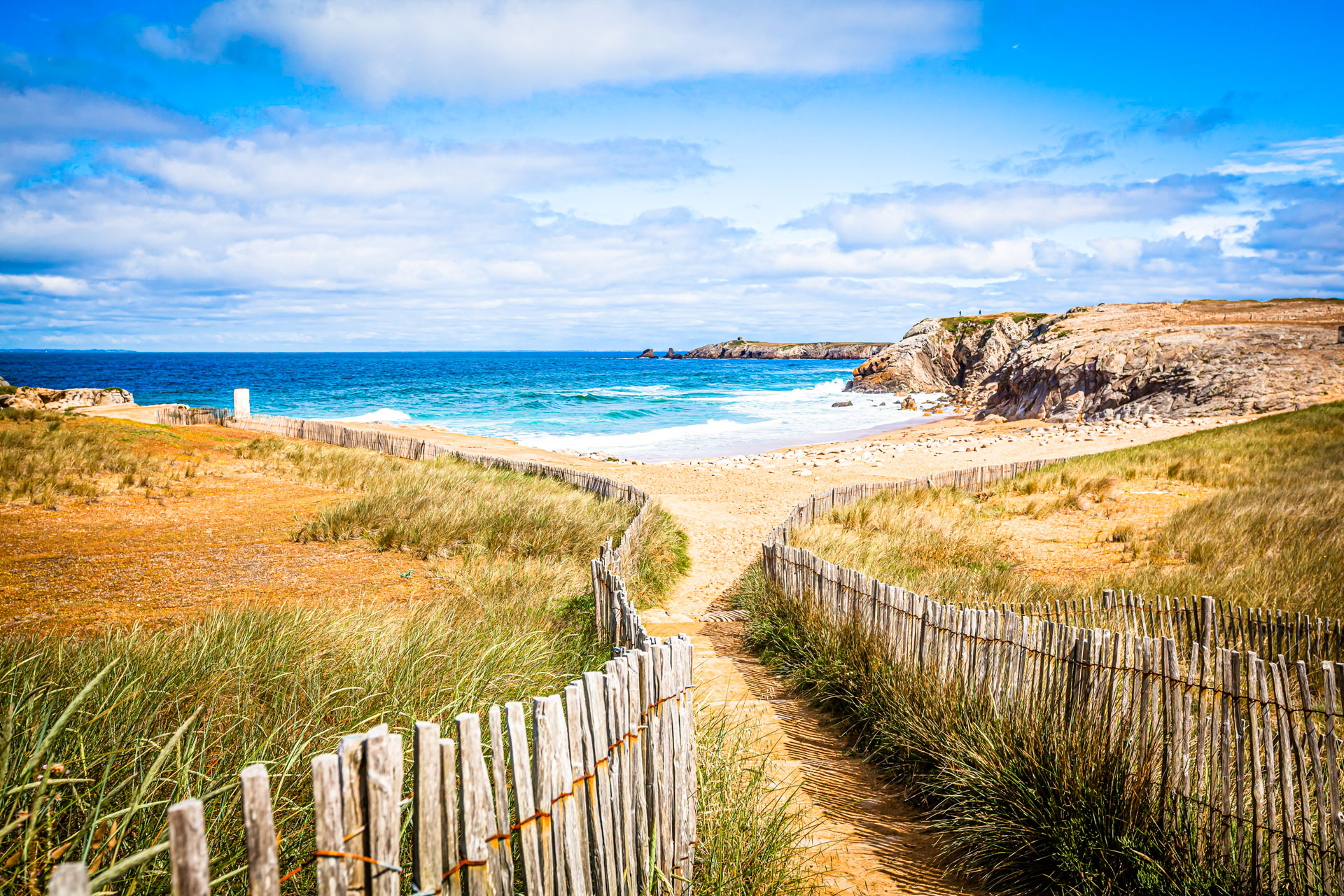 côté sauvage quiberon plage littoral bretagne