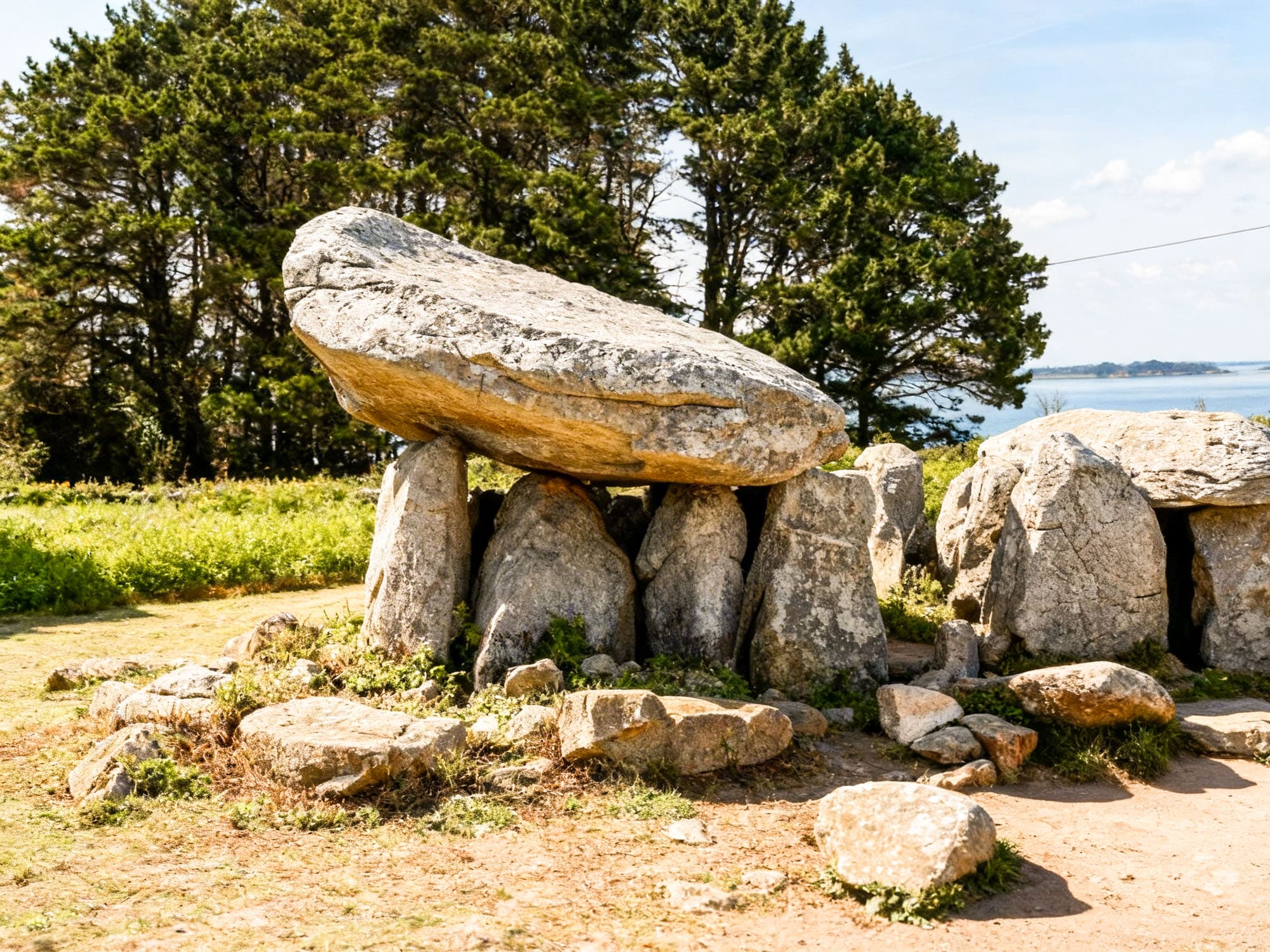 ile aux moines dolmen penhap néolithique
